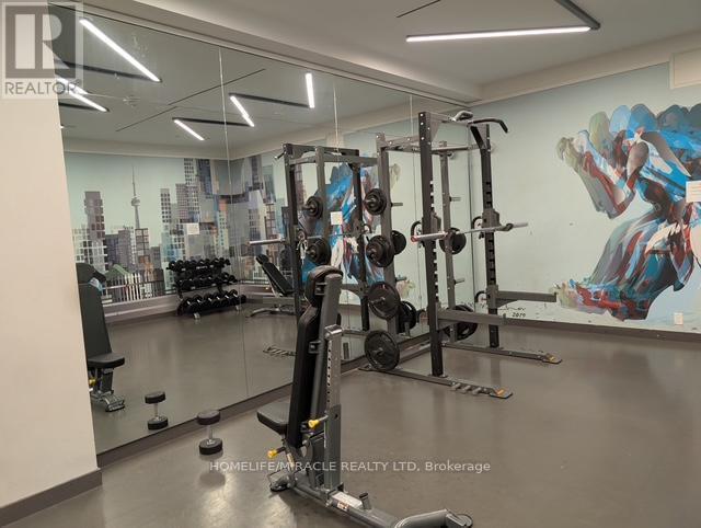 2511 - 225 Sumach Street, Toronto, ON - Indoor Photo Showing Gym Room