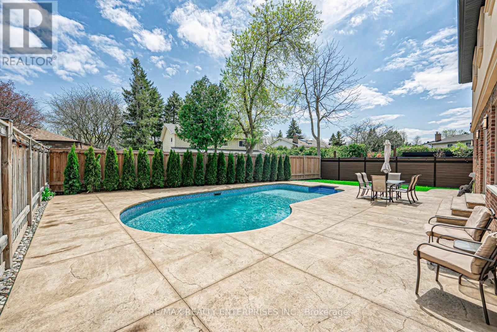 2344 Kenbarb Road, Mississauga, ON - Outdoor With In Ground Pool With Backyard