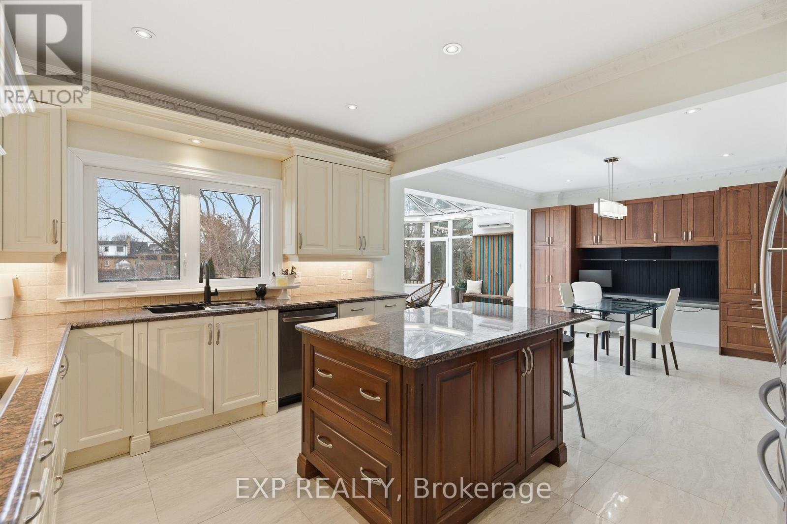 1357 Alexandra Avenue, Mississauga, ON - Indoor Photo Showing Kitchen With Double Sink
