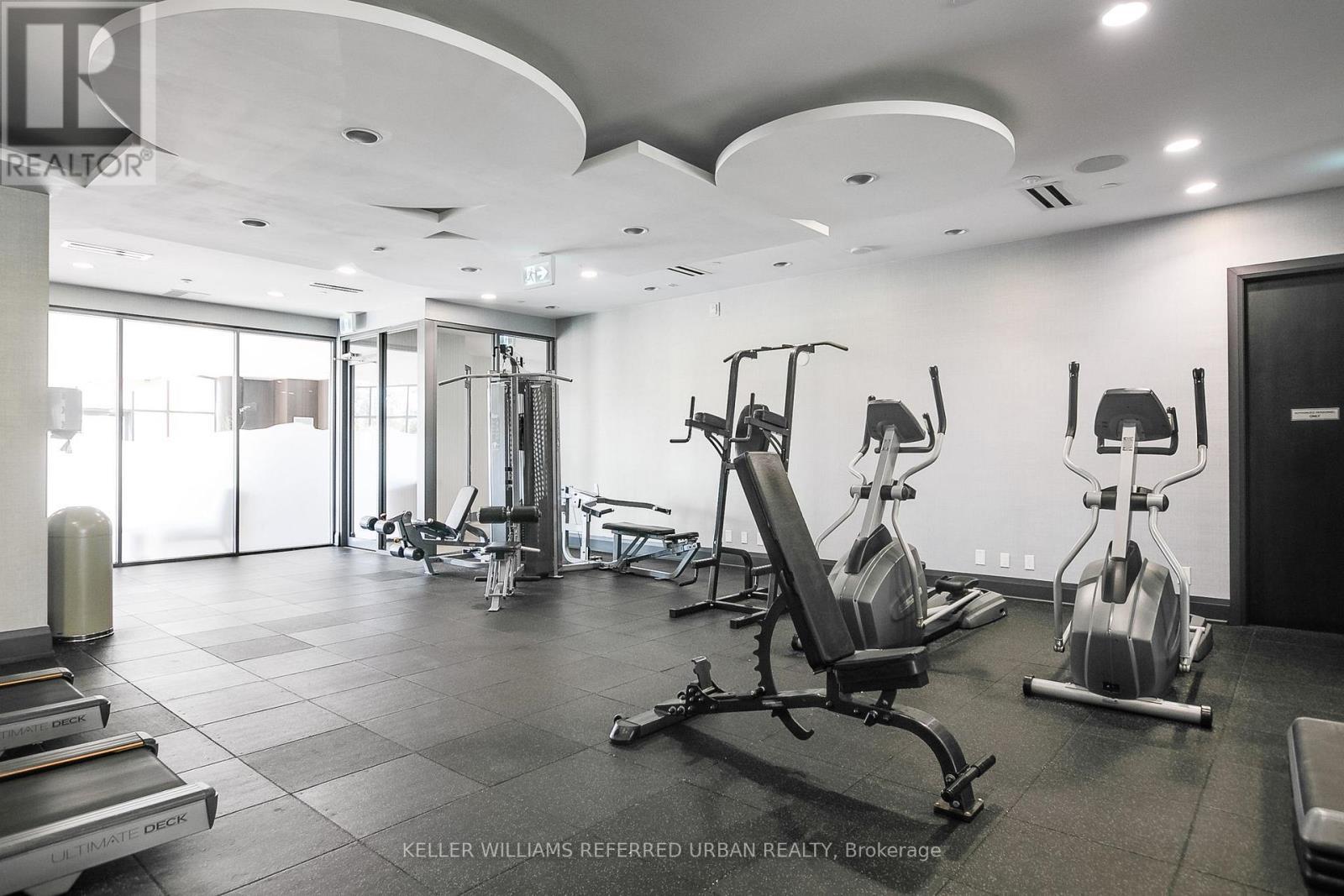 725 - 23 Glebe Road W, Toronto, ON - Indoor Photo Showing Gym Room