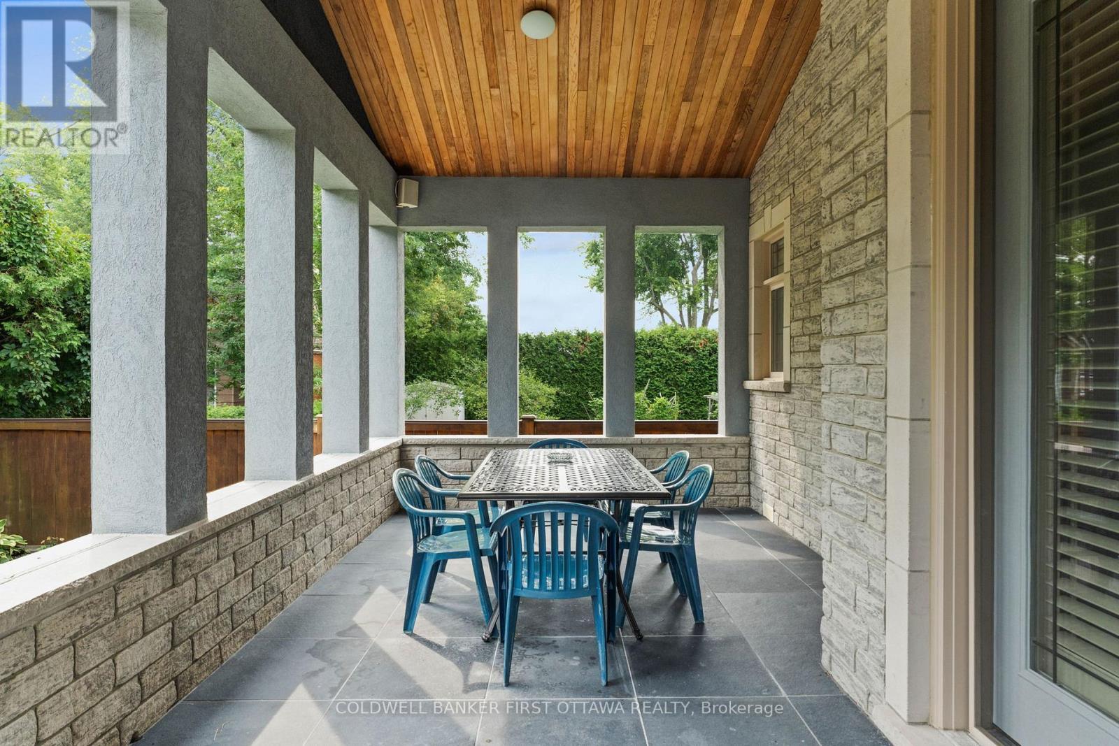 Walkout from the kitchen and into the backyard. - 1623 Claymor Avenue, Ottawa, ON - Outdoor With Exterior