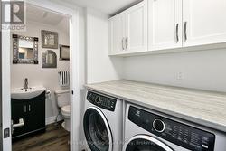 laundry separate 2 piece bath -