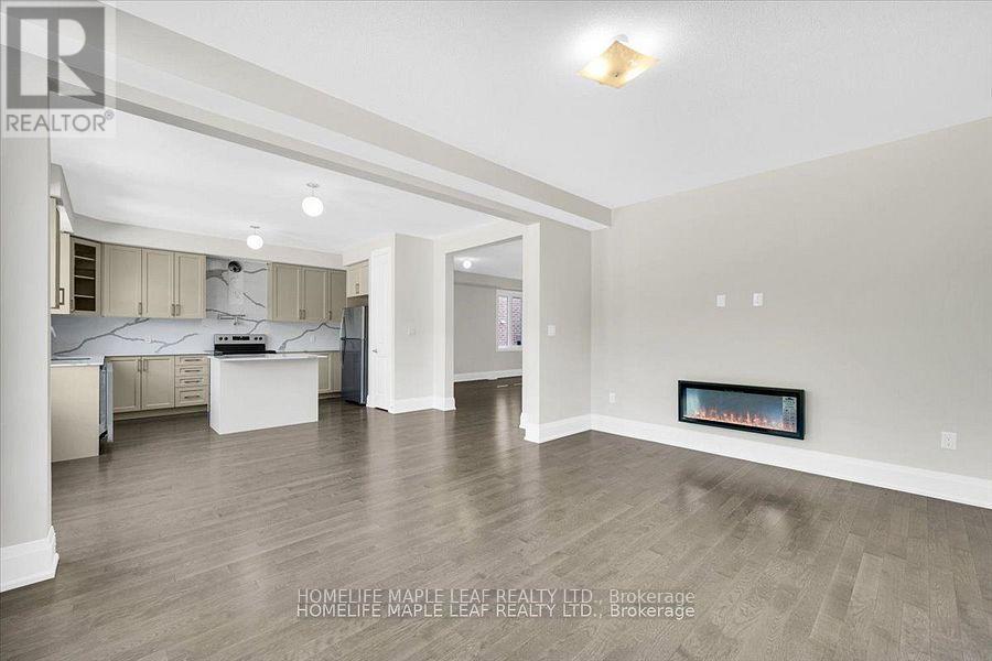 1242 Talisman Manor, Pickering, ON - Indoor With Fireplace