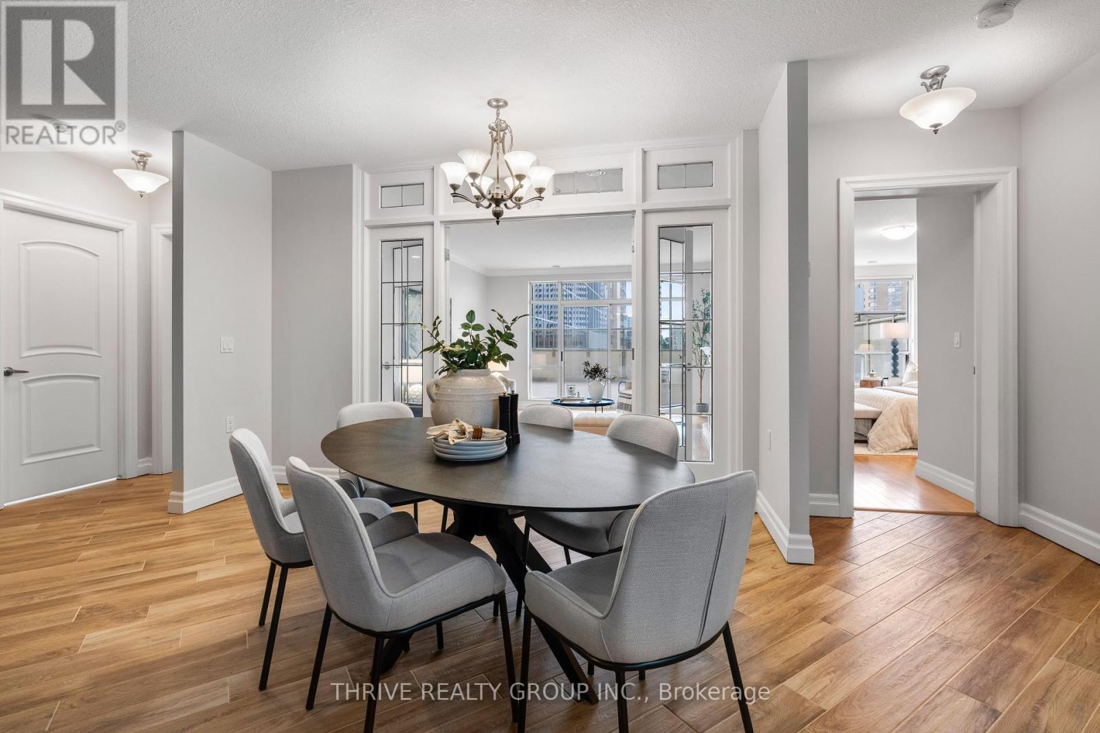 407 - 250 Pall Mall Street, London East (East F), ON - Indoor Photo Showing Dining Room