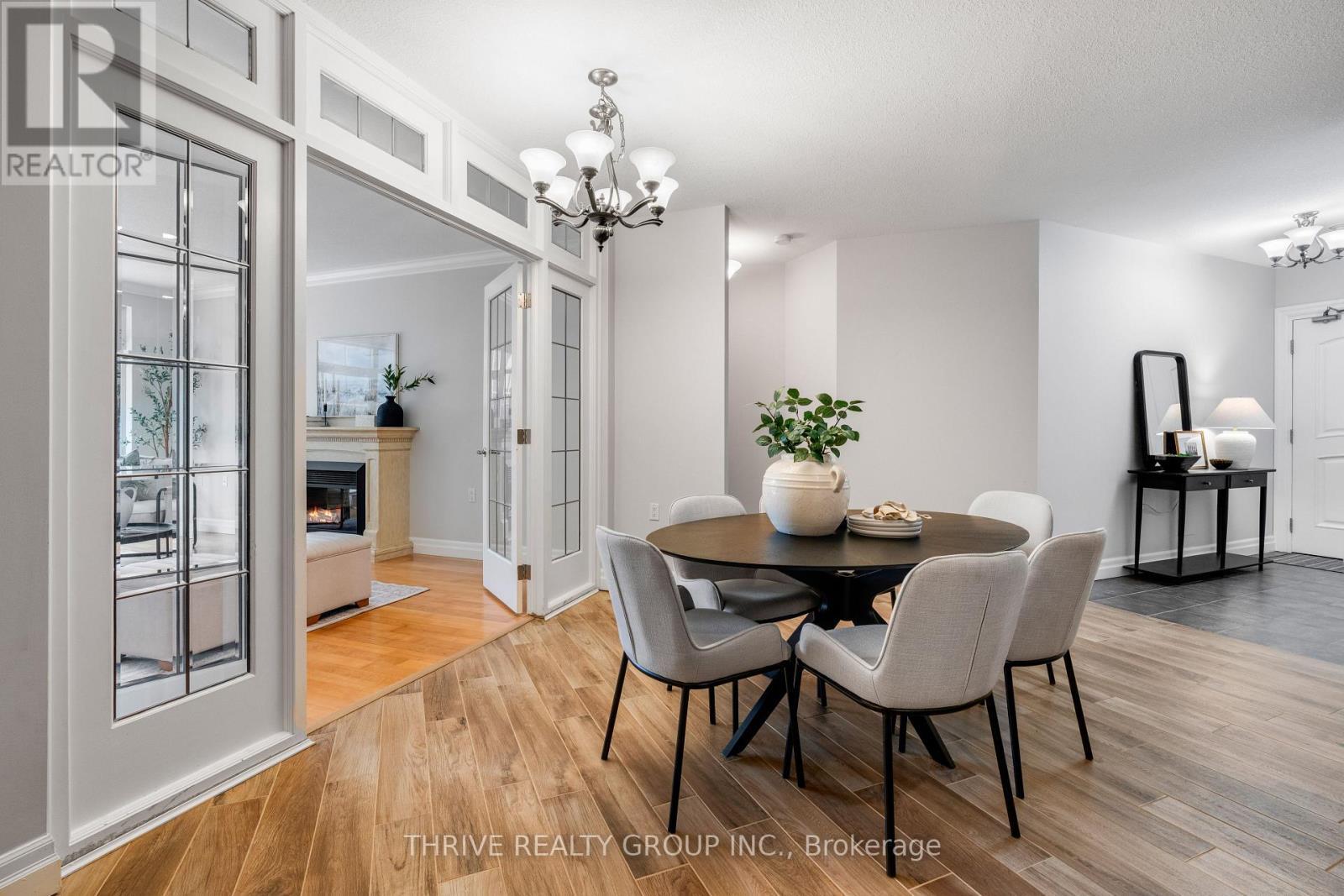 407 - 250 Pall Mall Street, London East (East F), ON - Indoor Photo Showing Dining Room