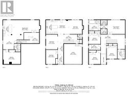 All floor plan measurements -