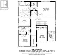 Second level floor plan -