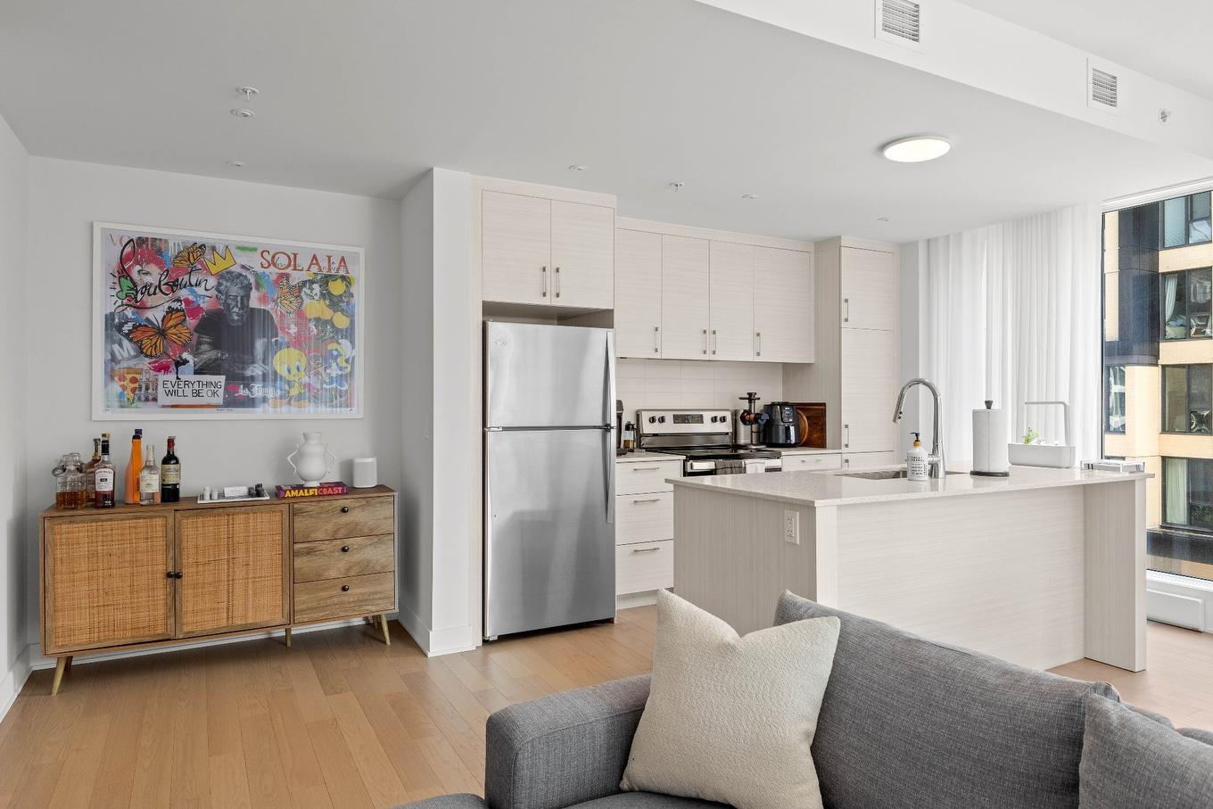 Cuisine - 420B-1400 Rue Ottawa, Montréal (Le Sud-Ouest), QC - Indoor Photo Showing Kitchen