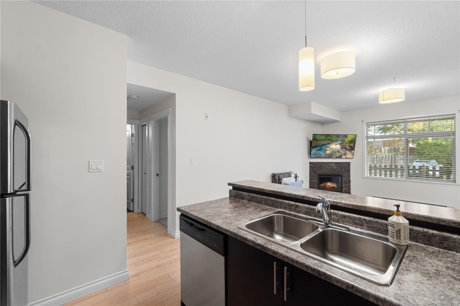 107-2111 Meredith Rd, Nanaimo, BC - Indoor Photo Showing Kitchen With Double Sink