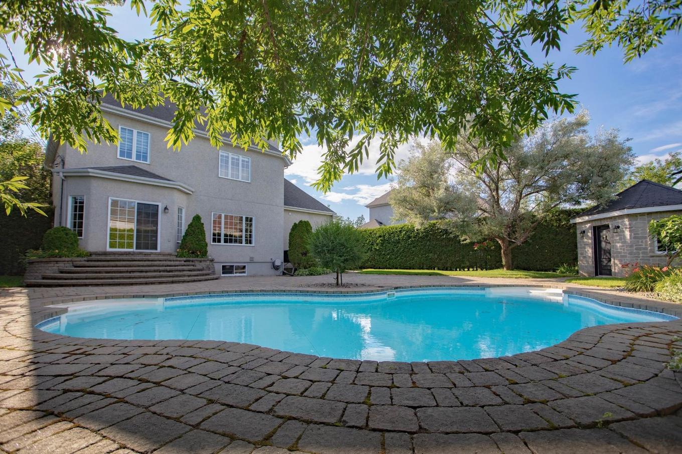 Piscine - 8 Rue De Josselin, Blainville, QC - Outdoor With In Ground Pool With Backyard