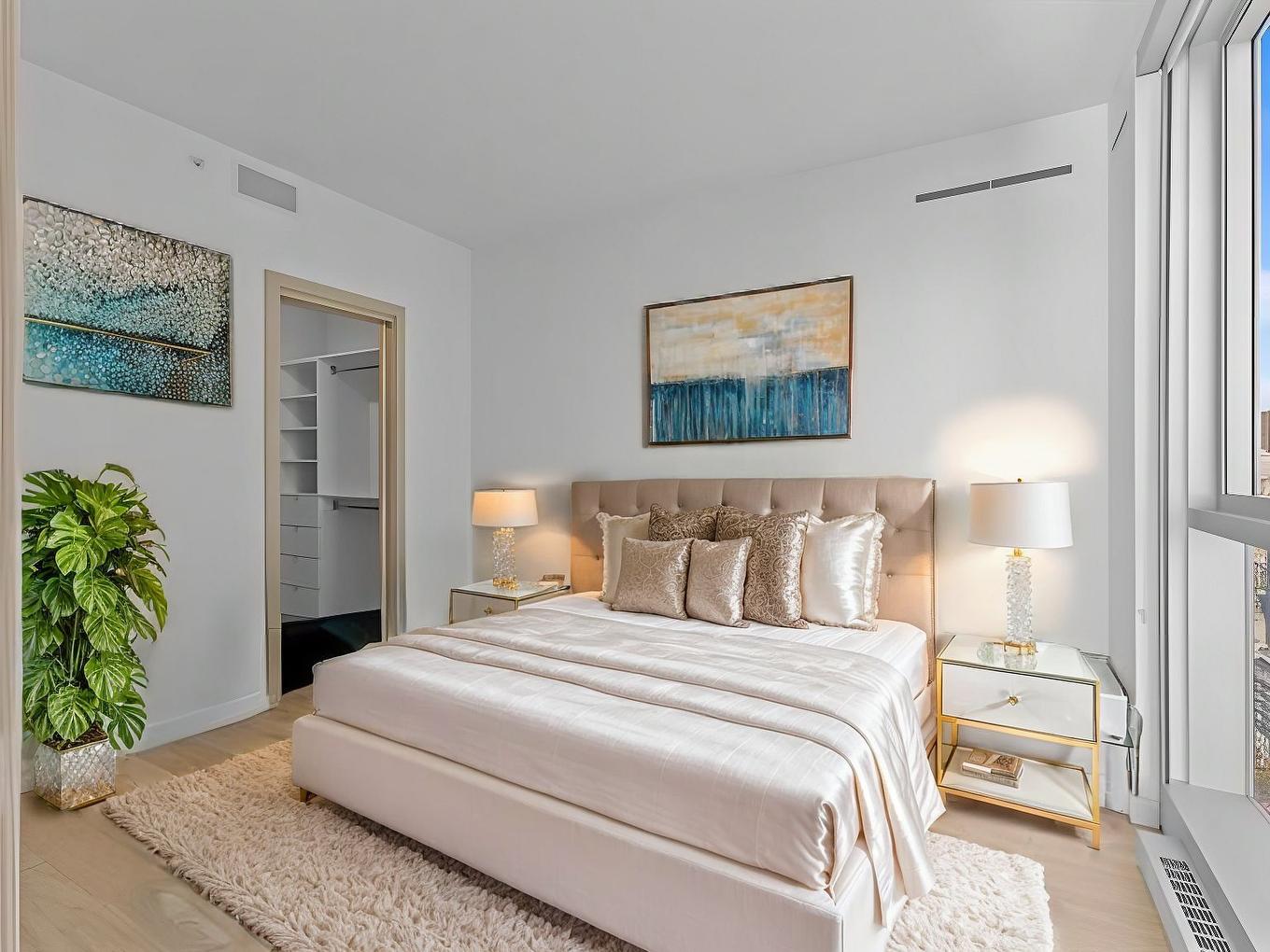 Chambre à coucher - 2809-1450 Boul. René-Lévesque O., Montréal (Ville-Marie), QC - Indoor Photo Showing Bedroom