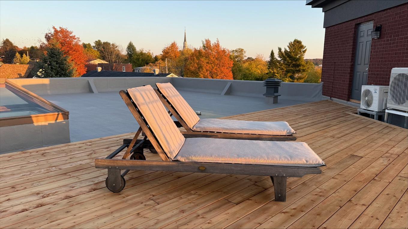 Terrasse - 6-300 Rue Du Moulin, Magog, QC - Outdoor With Deck Patio Veranda With Exterior