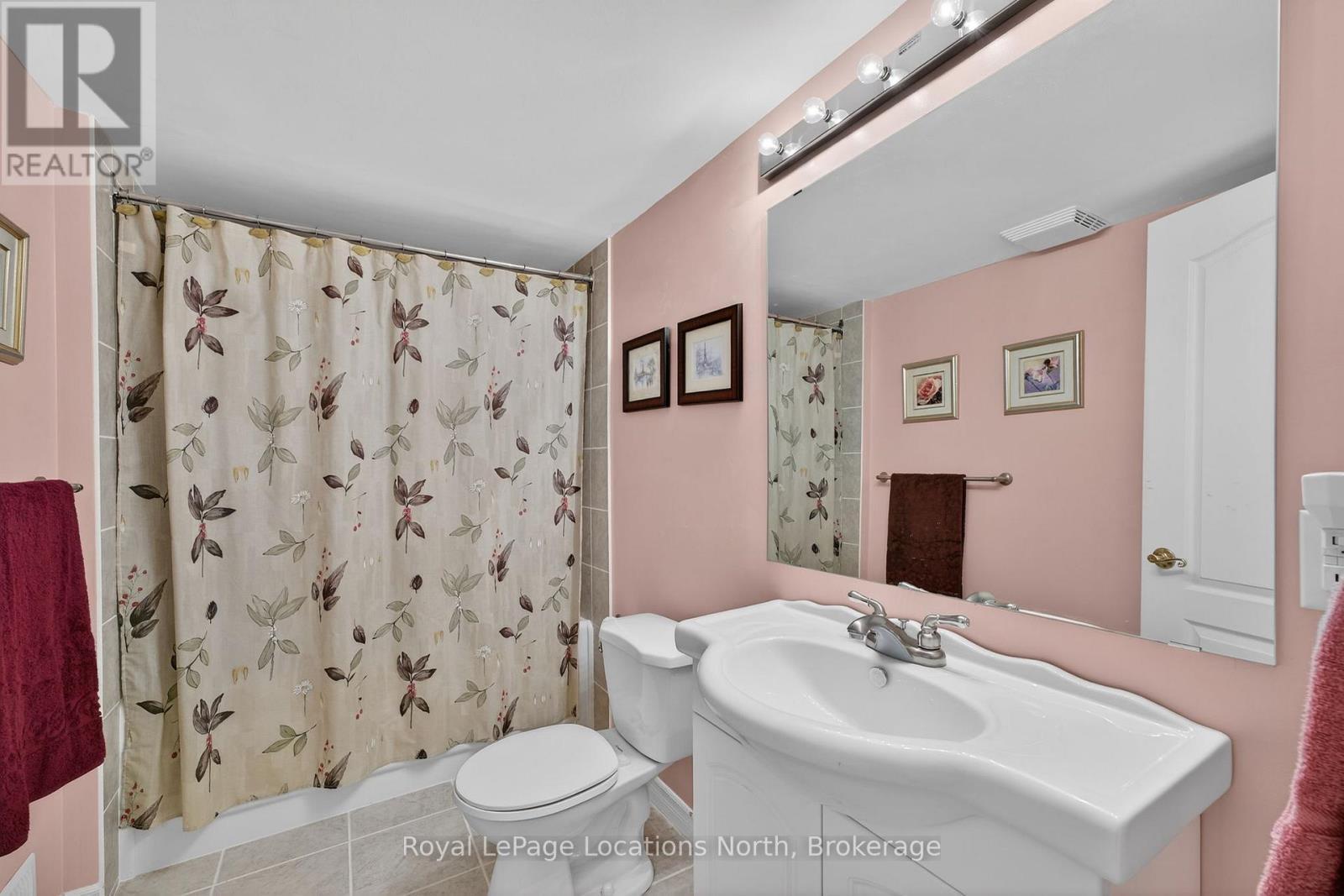 Lower level 4 piece bath - 15 Princess Point Drive, Wasaga Beach, ON - Indoor Photo Showing Bathroom