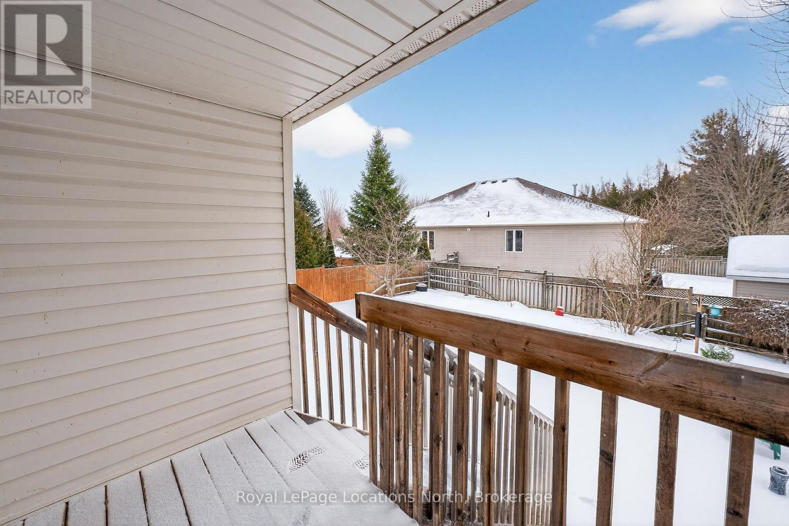Covered deck offf dining room - 15 Princess Point Drive, Wasaga Beach, ON - Outdoor With Exterior