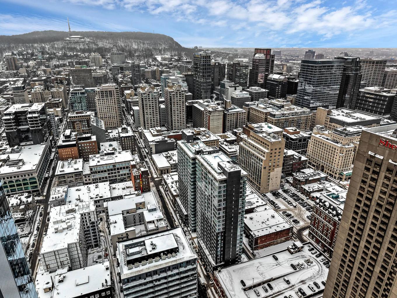 Aerial photo - 405-1211 Rue Drummond, Montréal (Ville-Marie), QC - Outdoor