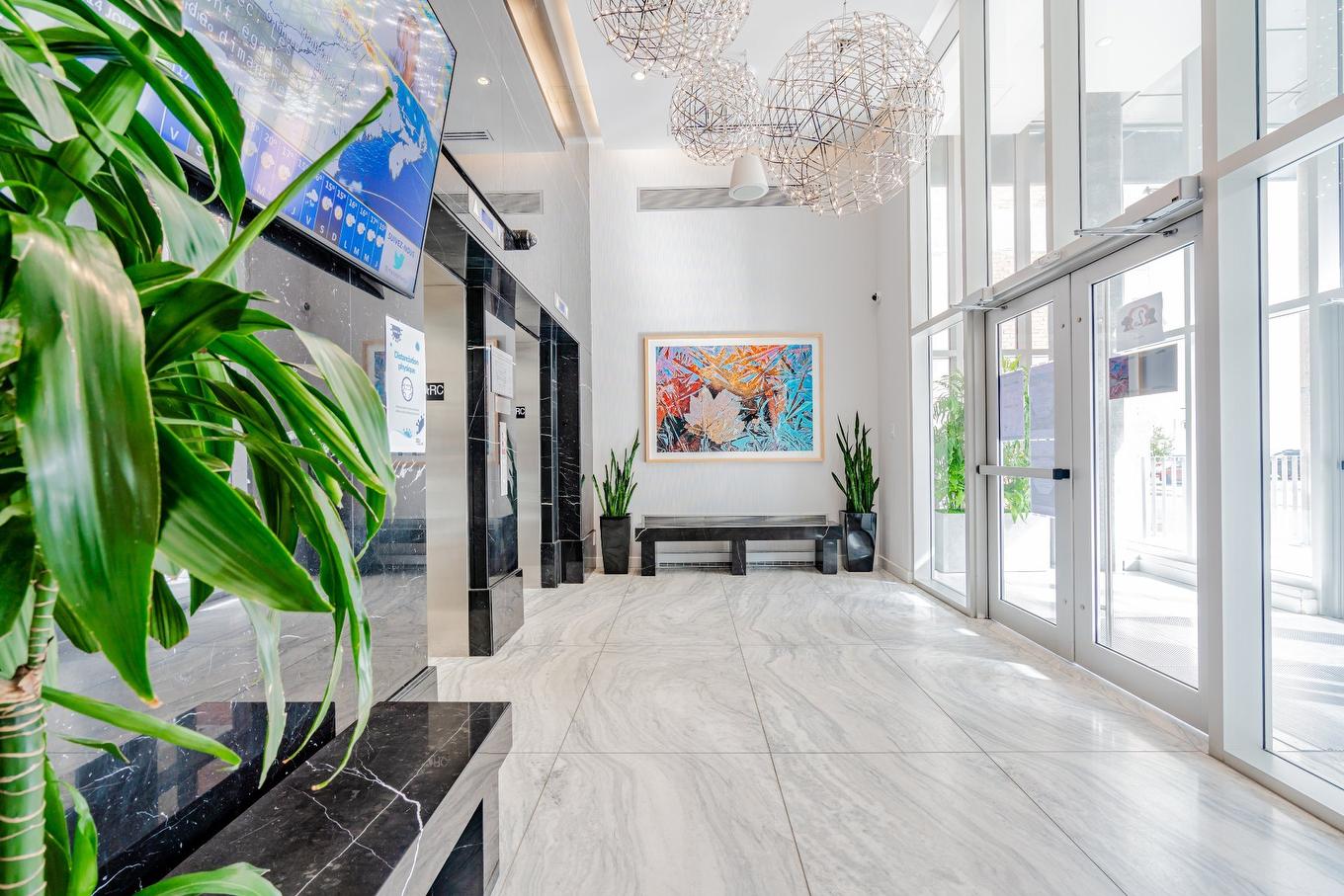 Reception area - 405-1211 Rue Drummond, Montréal (Ville-Marie), QC - Indoor Photo Showing Other Room