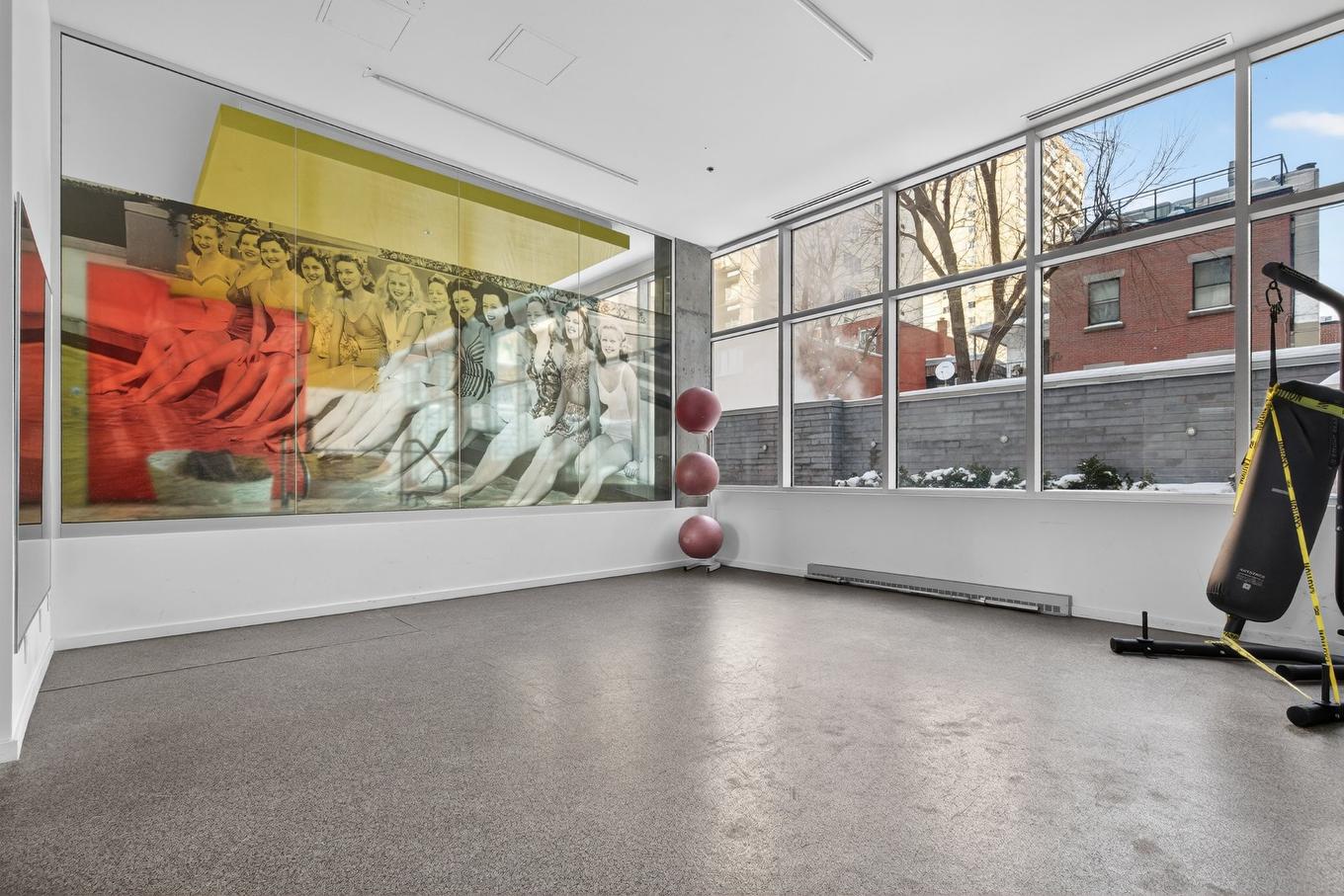 Exercise room - 310-1414 Rue Chomedey, Montréal (Ville-Marie), QC - Indoor