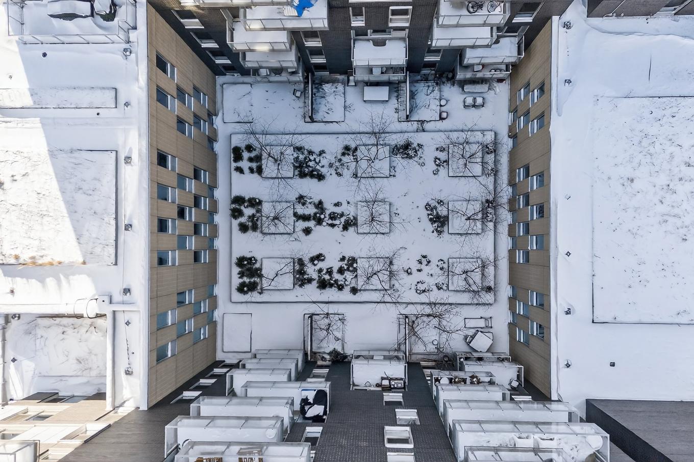 Aerial photo - 310-1414 Rue Chomedey, Montréal (Ville-Marie), QC - Outdoor