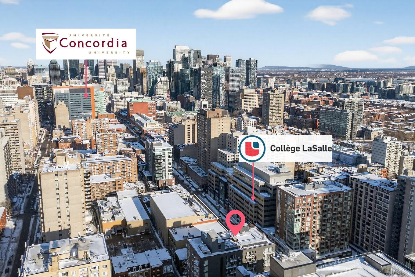 Nearby - 310-1414 Rue Chomedey, Montréal (Ville-Marie), QC - Outdoor With View