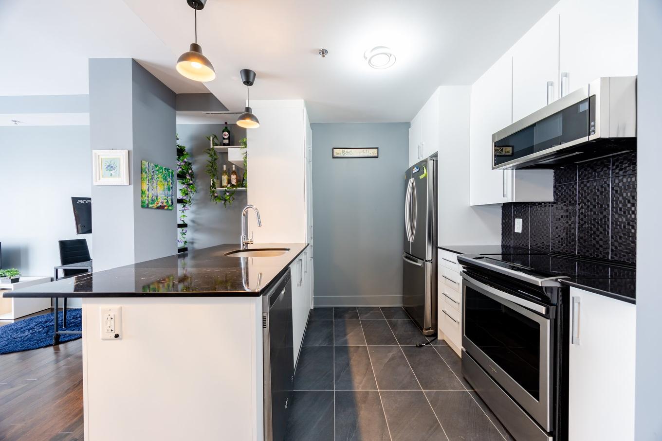 Cuisine - 310-3950 Rue Sherbrooke E., Montréal (Mercier/Hochelaga-Maisonneuve), QC - Indoor Photo Showing Kitchen With Upgraded Kitchen