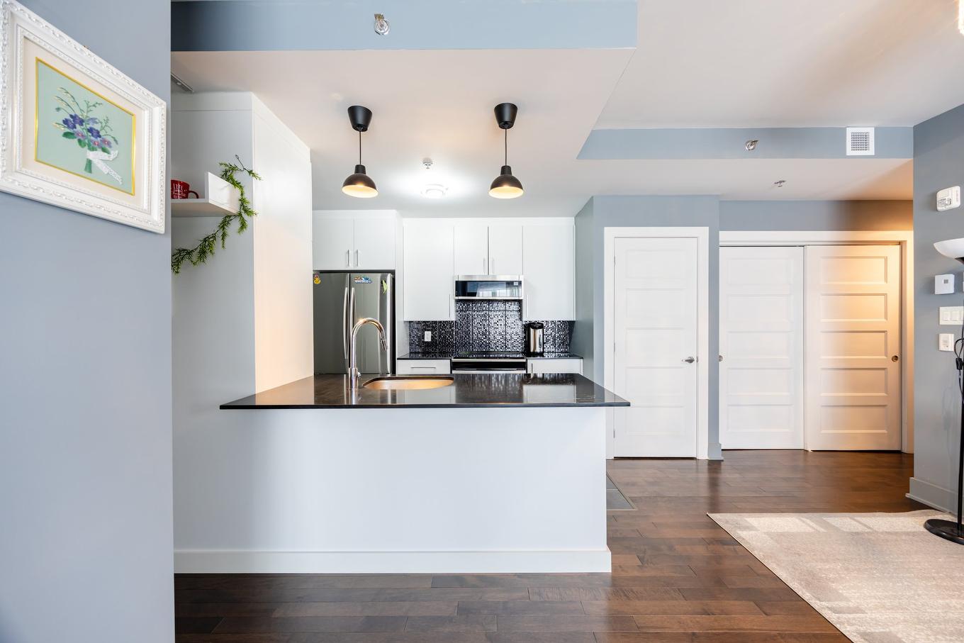 Cuisine - 310-3950 Rue Sherbrooke E., Montréal (Mercier/Hochelaga-Maisonneuve), QC - Indoor Photo Showing Kitchen With Upgraded Kitchen