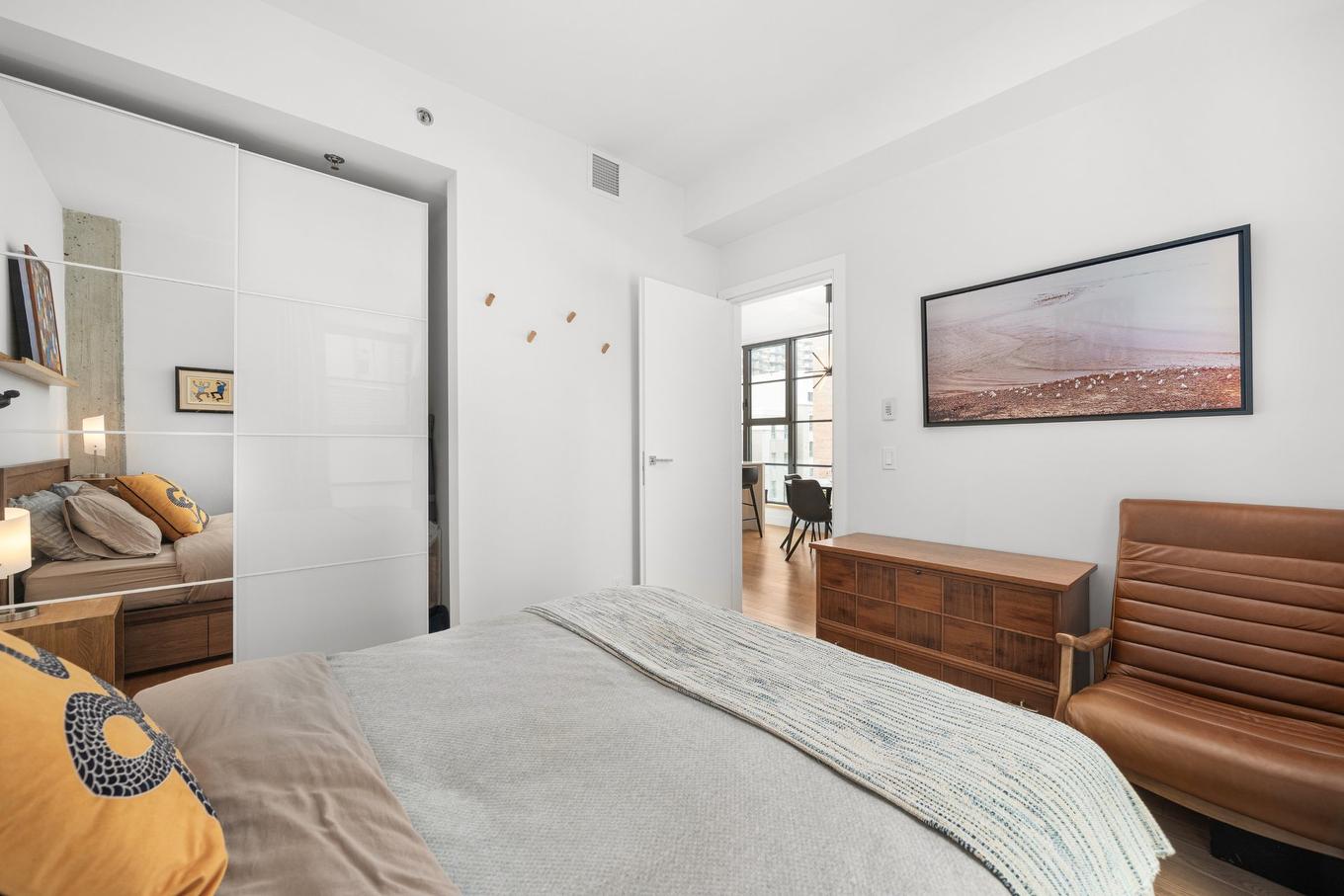 Chambre à coucher - 407-1115 Rue Du Square-Amherst, Montréal (Ville-Marie), QC - Indoor Photo Showing Bedroom