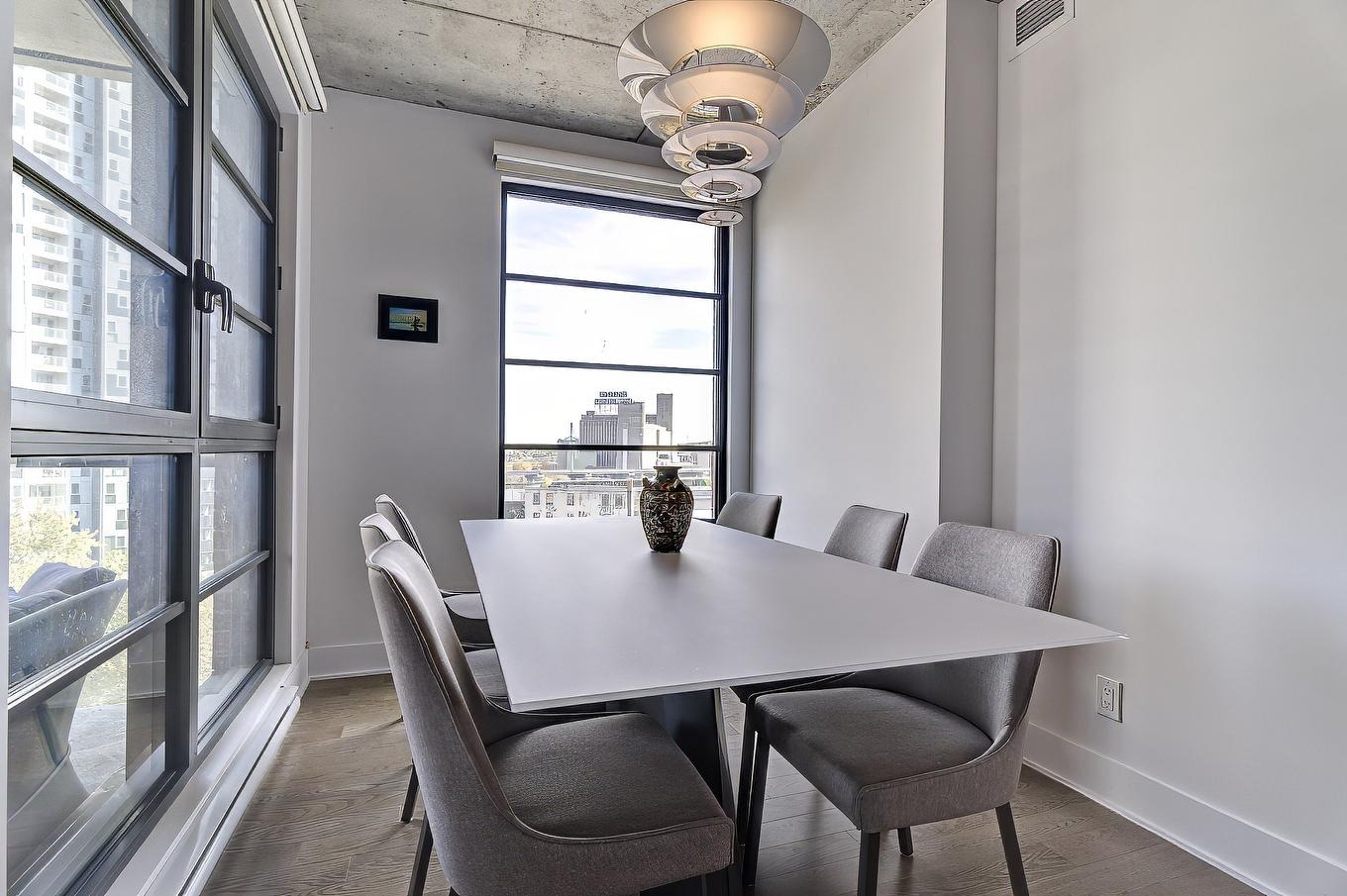 Salle à manger - 802-1320 Rue Olier, Montréal (Le Sud-Ouest), QC - Indoor Photo Showing Dining Room