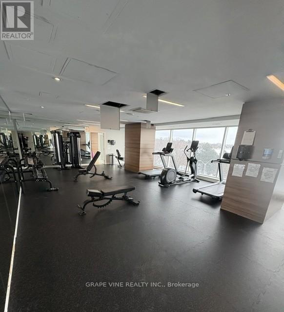 3705 - 805 Carling Avenue, Ottawa, ON - Indoor Photo Showing Gym Room