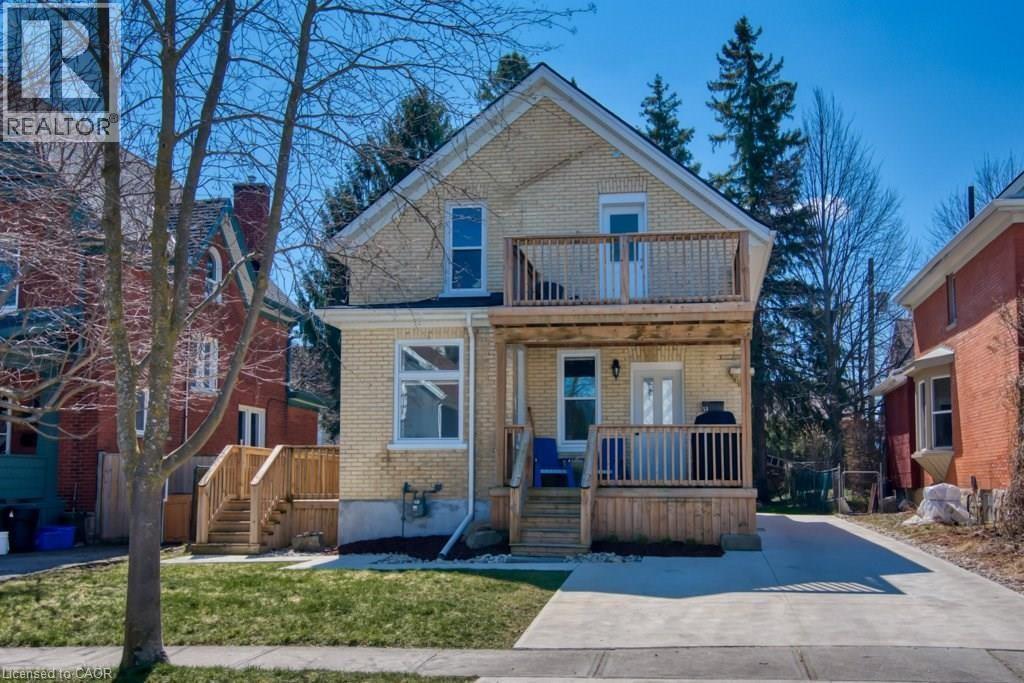 55 Chapel Street, Kitchener, ON - Outdoor With Deck Patio Veranda With Facade