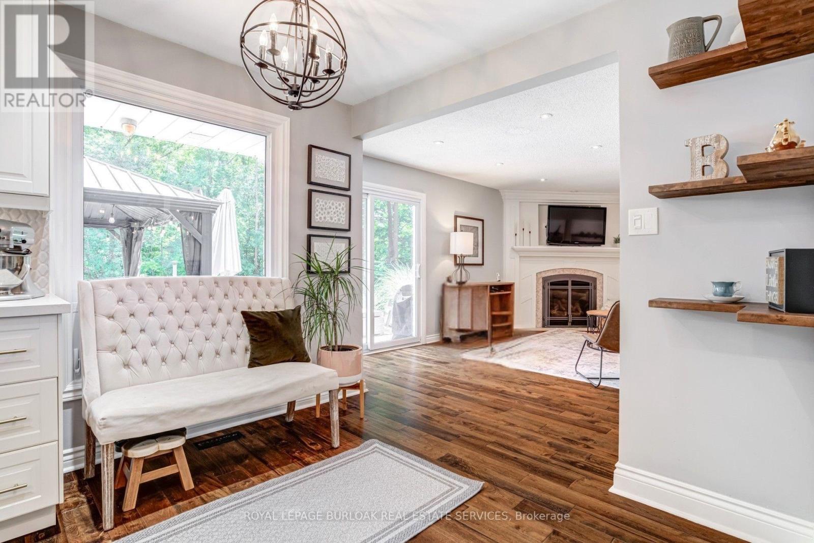 1807 Heather Hills Drive, Burlington, ON - Indoor With Fireplace