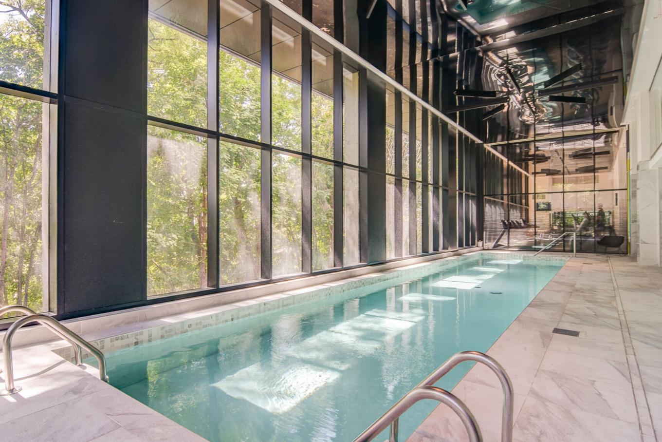 Pool - 1812-2000 Boul. René-Lévesque O., Montréal (Ville-Marie), QC - Indoor Photo Showing Other Room With In Ground Pool