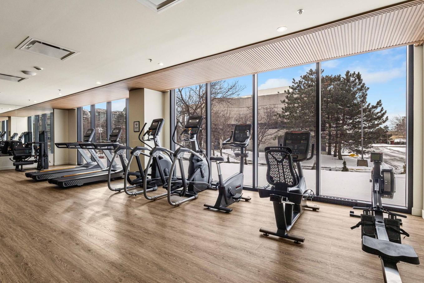 Salle d'exercice - 604-1000 Rue Levert, Montréal (Verdun/Île-Des-Soeurs), QC - Indoor Photo Showing Gym Room