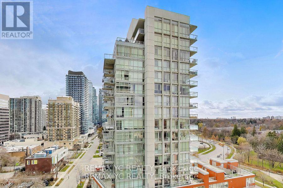 1002 - 68 Canterbury Place, Toronto, ON - Outdoor With Facade