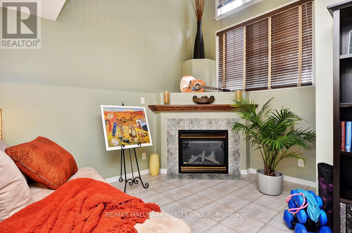 1717 Blohm Drive, Ottawa, ON - Indoor Photo Showing Bedroom With Fireplace
