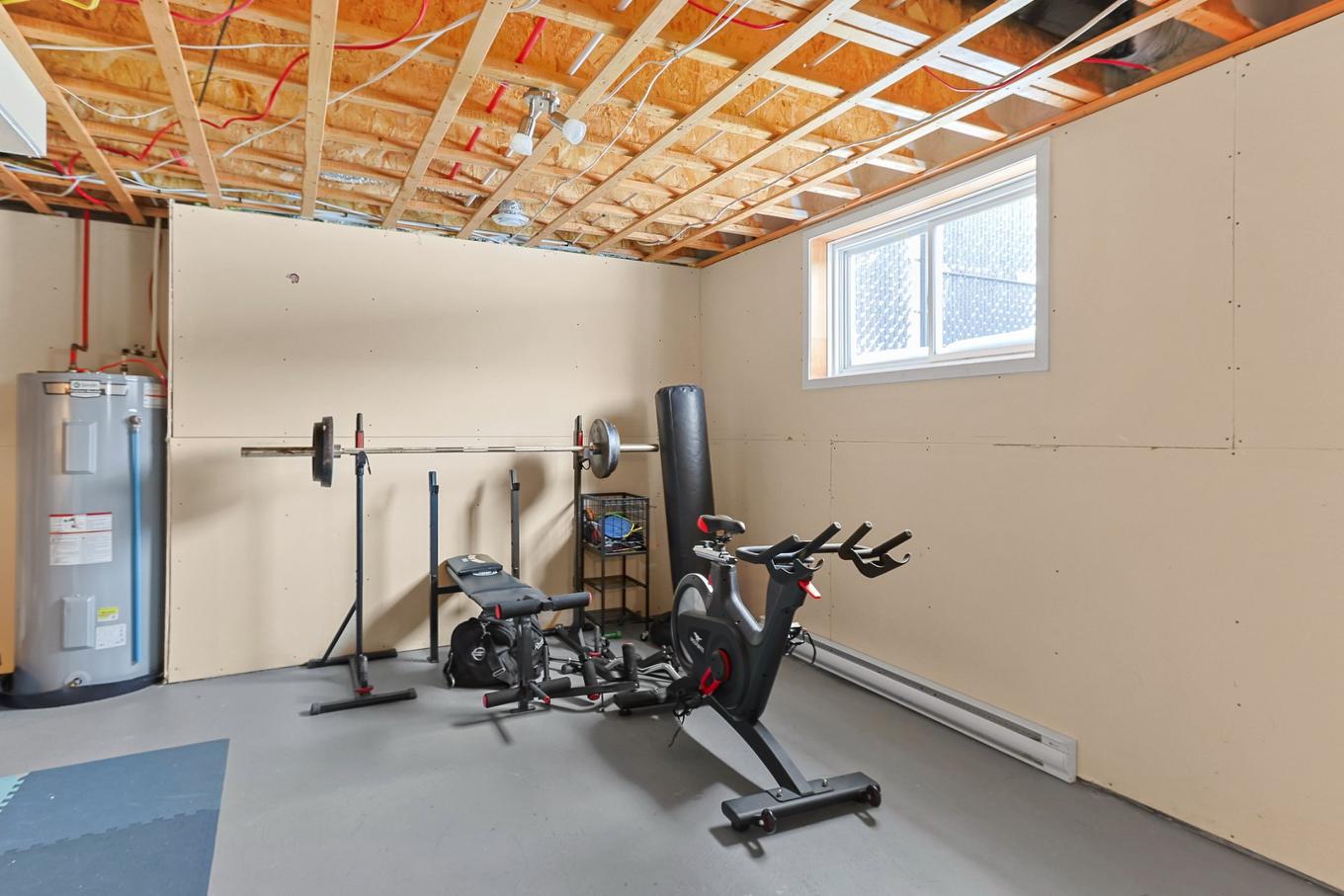 Sous-sol - 11Z Rue Des Plaisanciers, Saint-Louis-De-Gonzague, QC - Indoor Photo Showing Gym Room