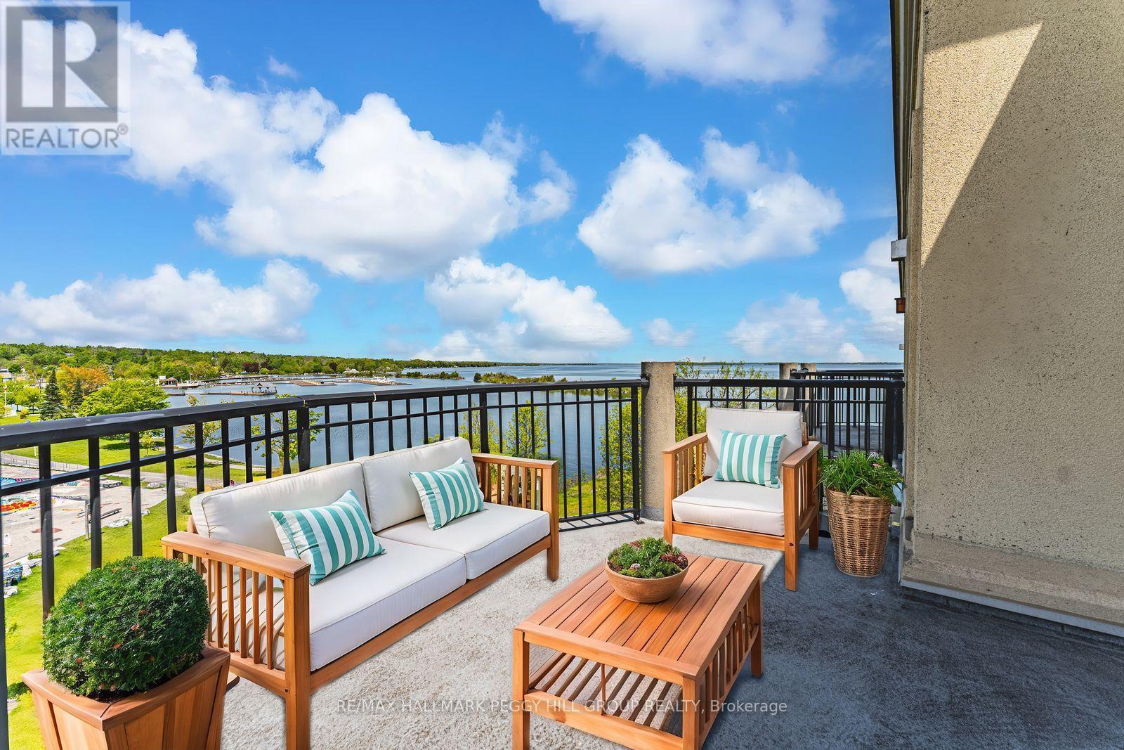 401 - 140 Cedar Island Road, Orillia, ON - Outdoor With Balcony With View