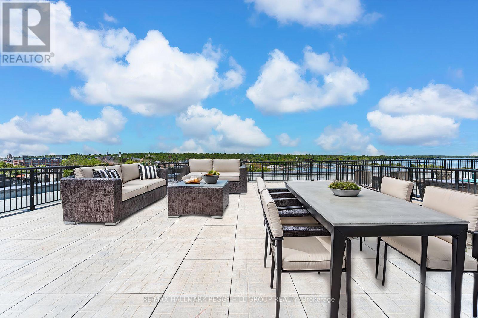 401 - 140 Cedar Island Road, Orillia, ON - Outdoor With Deck Patio Veranda With View