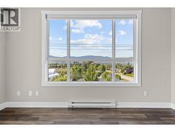 Sun blocking custom up/down blinds in the living room and dining area -