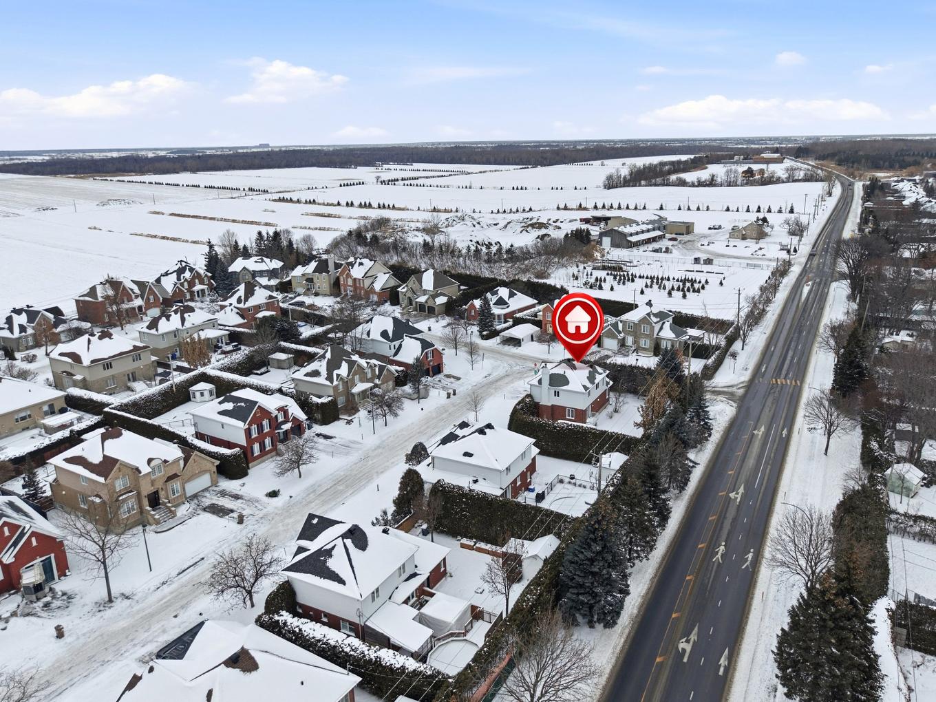 Photo aérienne - 460 Rue Maude-Abbott, Saint-Bruno-De-Montarville, QC - Outdoor With View