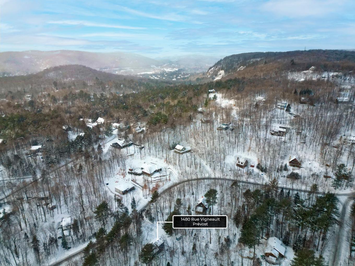 Photo aérienne - 1480 Rue Vigneault, Prévost, QC - Outdoor With View