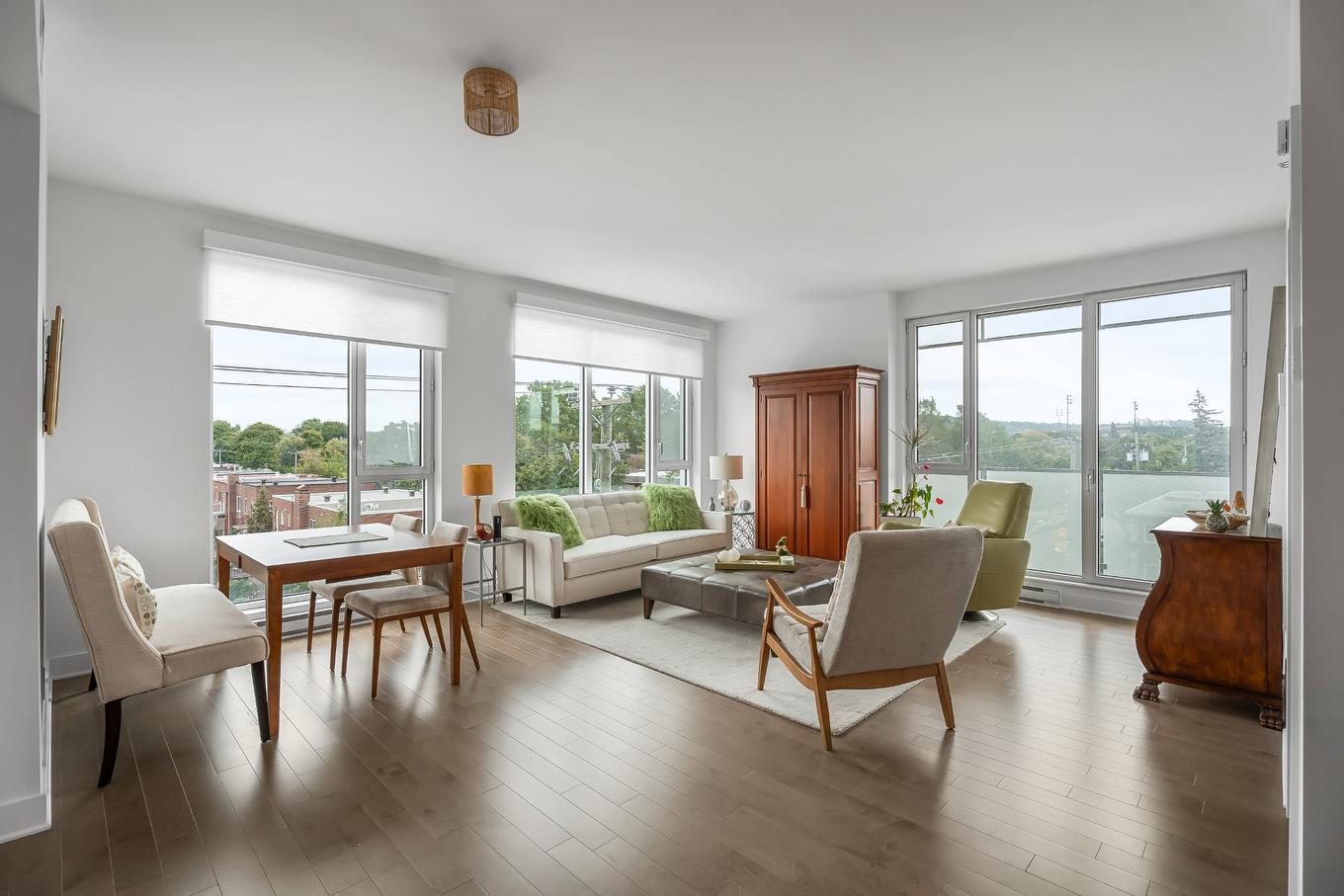 Salon - 401-5175 Rue Mackenzie, Montréal (Côte-Des-Neiges/Notre-Dame-De-Grâce), QC - Indoor Photo Showing Living Room