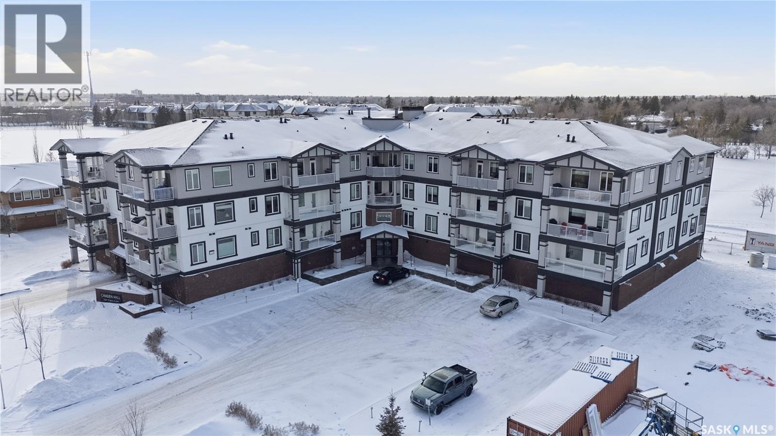 201 3581 Evans Court, Regina, SK - Outdoor With Balcony With Facade