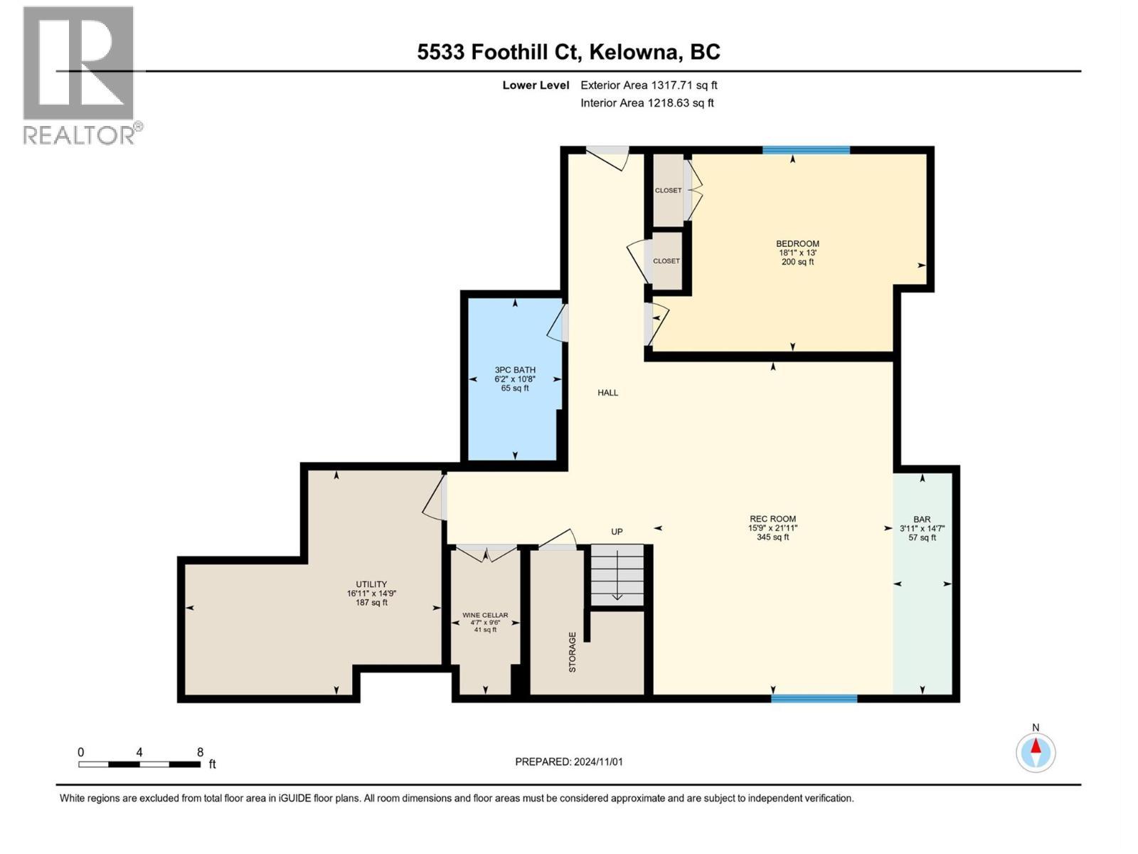 Basement - 5533 Foothill Court, Kelowna, BC - Other