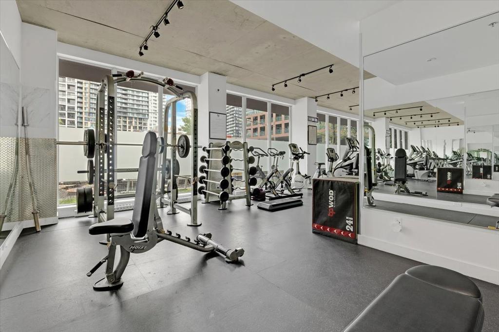 Salle d'exercice - 1115-190 Rue Murray, Montréal (Le Sud-Ouest), QC - Indoor Photo Showing Gym Room