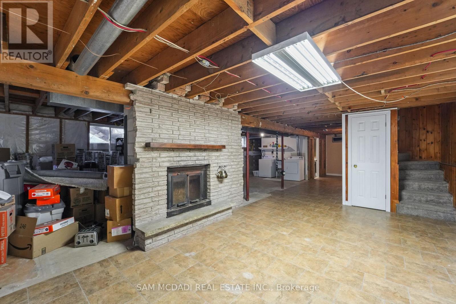 1291 Old Highway 8, Hamilton, ON - Indoor With Fireplace