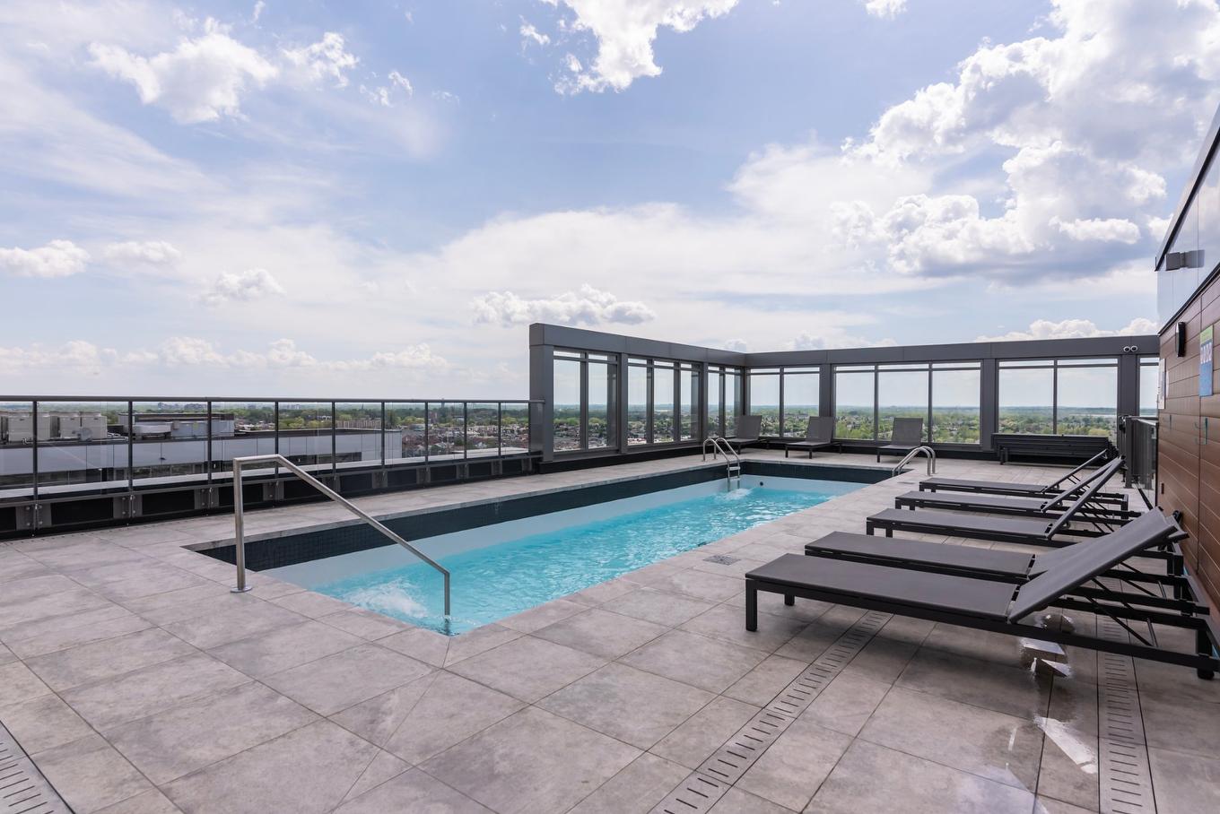 Pool - 804-3647 Av. Jean-Béraud, Laval (Chomedey), QC - Outdoor With In Ground Pool