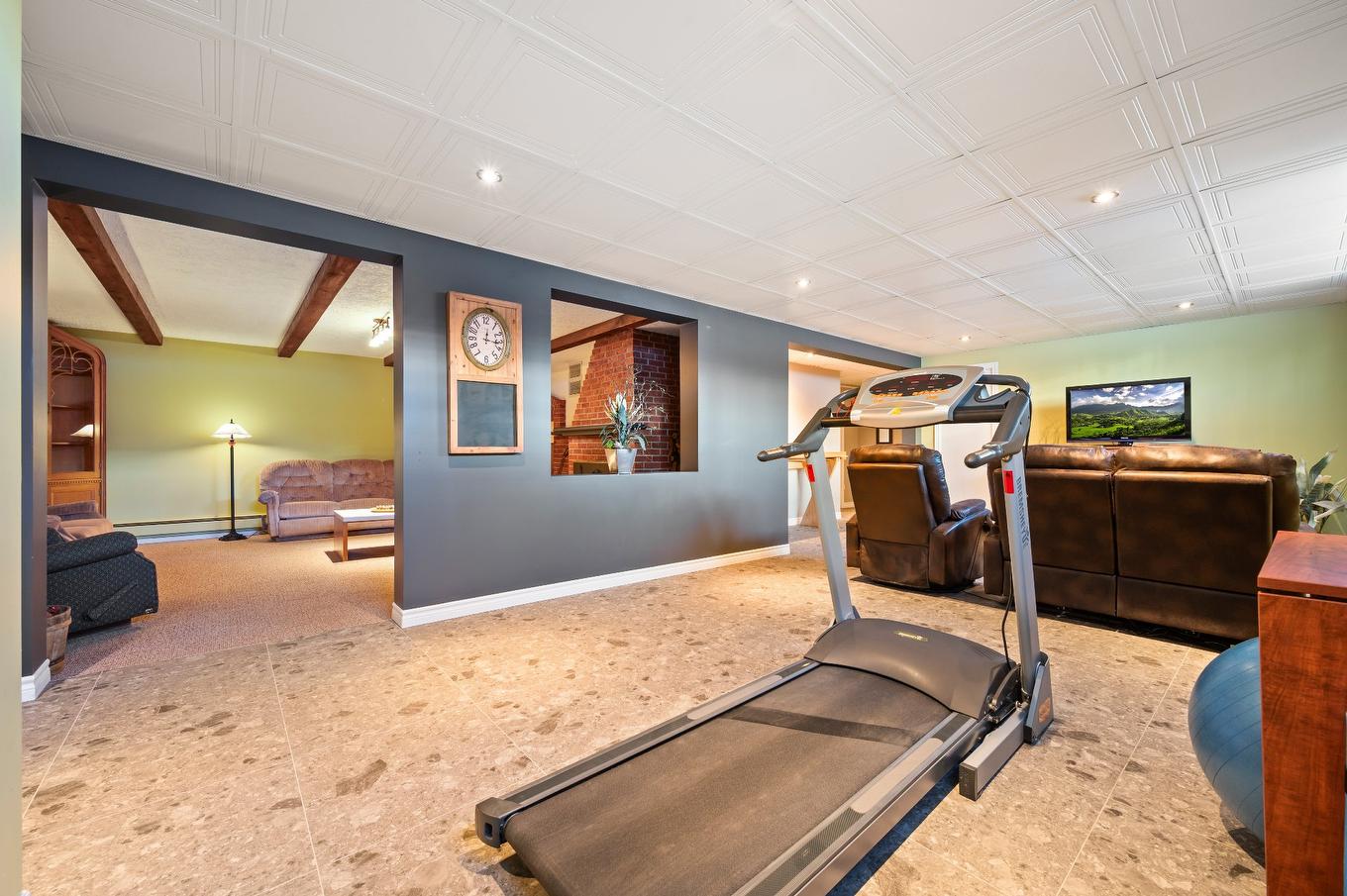 Overall view - 2500 Av. Chartier, Saint-Hyacinthe, QC - Indoor Photo Showing Gym Room