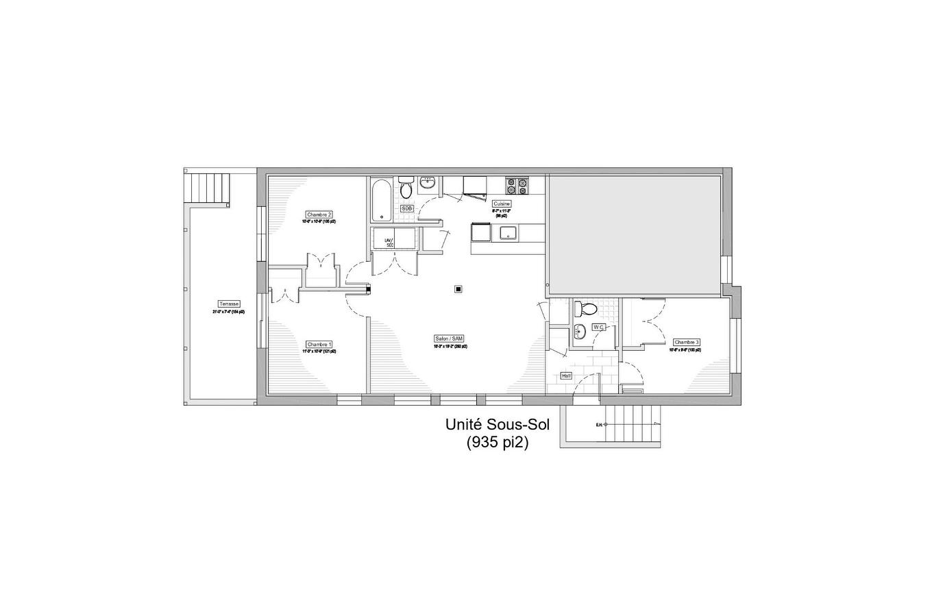 Plan (croquis) - 11389 Av. L'Archevêque, Montréal (Montréal-Nord), QC - Other