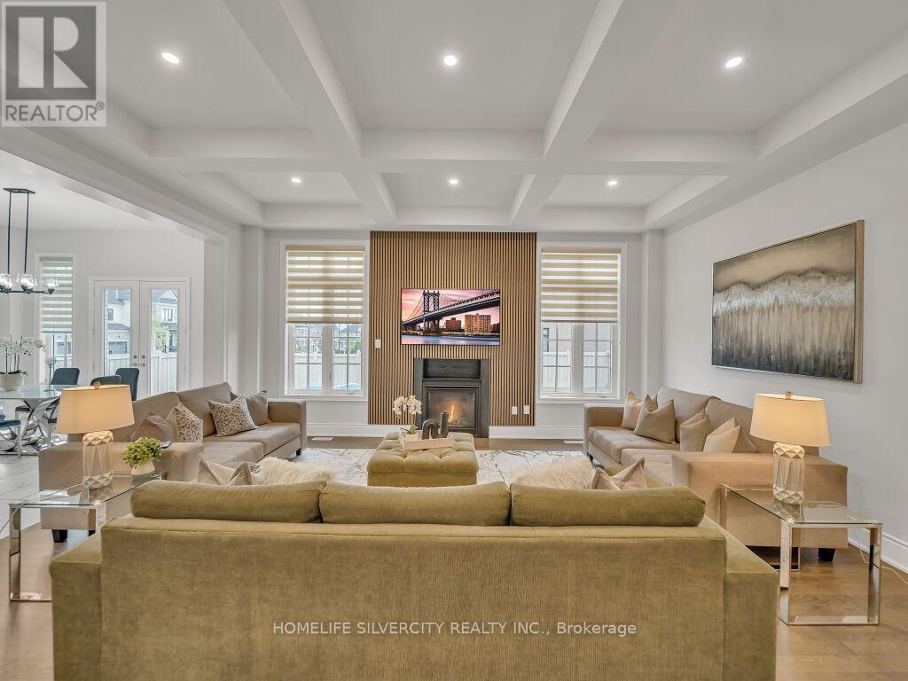 2 Endless Circle, Vaughan, ON - Indoor Photo Showing Living Room With Fireplace