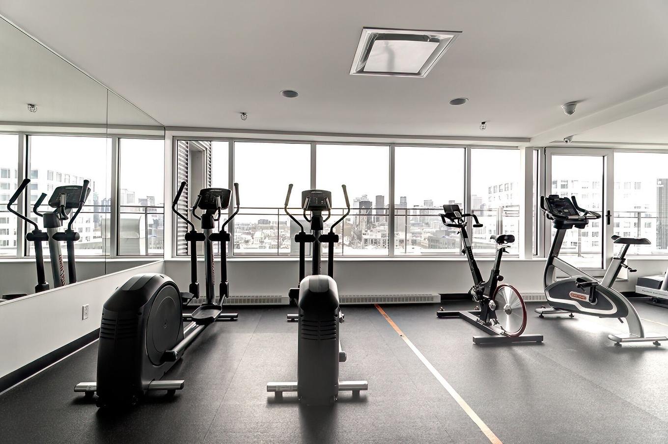 Salle d'exercice - 312-370 Rue St-André, Montréal (Ville-Marie), QC - Indoor Photo Showing Gym Room